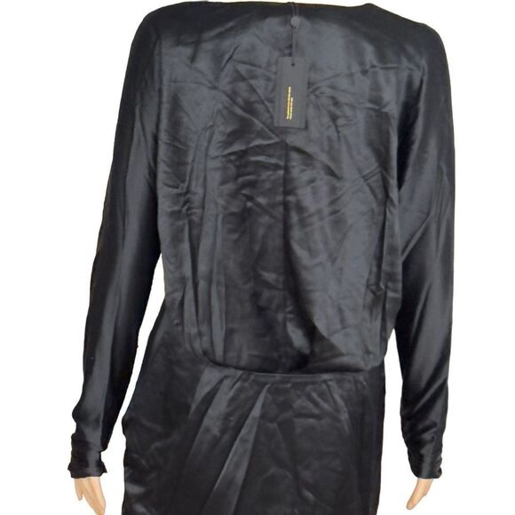 rag & bone Black Eloise Mini Dress Size 10 NWT - Picture 8 of 16